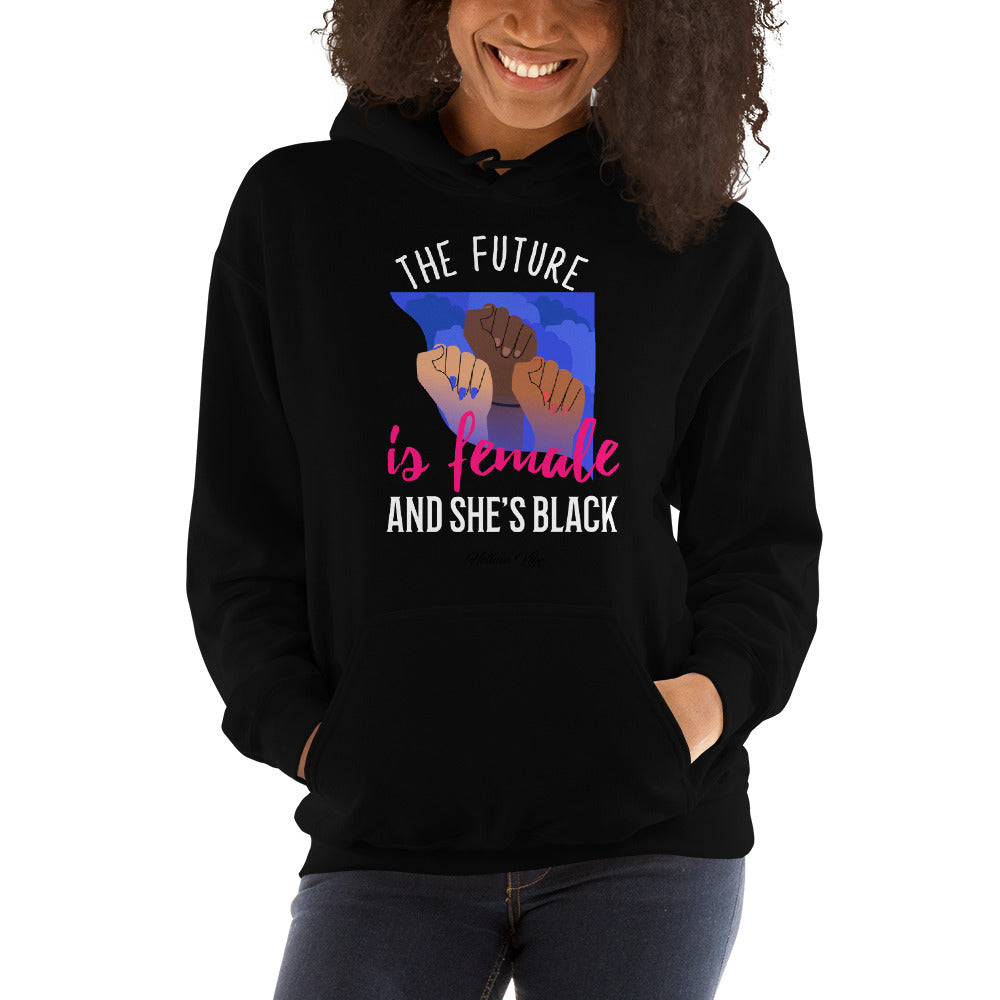 The Future is Female Pullover Hoodie - Helluva Vibe Apparel