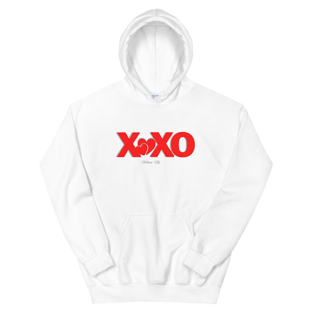 XOXO Hugs Letter Hoodie - Helluva Vibe Apparel