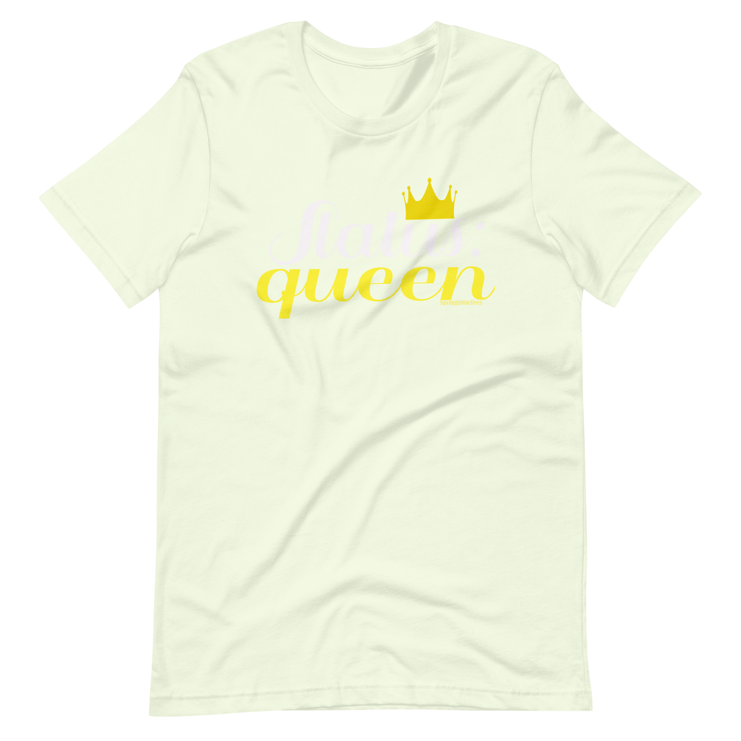 Status Queen Black Graphic Print Short-Sleeve Unisex T-Shirt